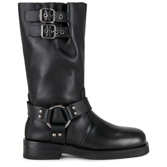 Raye Dakota Moto Boots in Black 10 with box Womens Leather - Picture 1 of 12